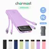 Charmast 20W Fast Charging Power Bank 20000mAh Ultra Thin Portable Charger with Built-in Cables for iPhone Android Tablet USB-C Micro USB Included Travel Friendly Rechargeable Battery Pack Black Digital Device Gadget #TikTokShopFallDealsForYou, Compact,