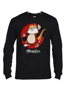 ThunderCats Snarf Thumbs Up Long Sleeve T-Shirt for Men – Black Graphic Tee