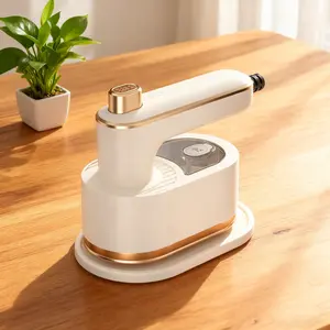 Easy steam compact iron Mini Travel Iron for Clothes,Portable Handheld Iron with Dry And Wet Ironing for Home Business Clothing(50ml Water,40W)