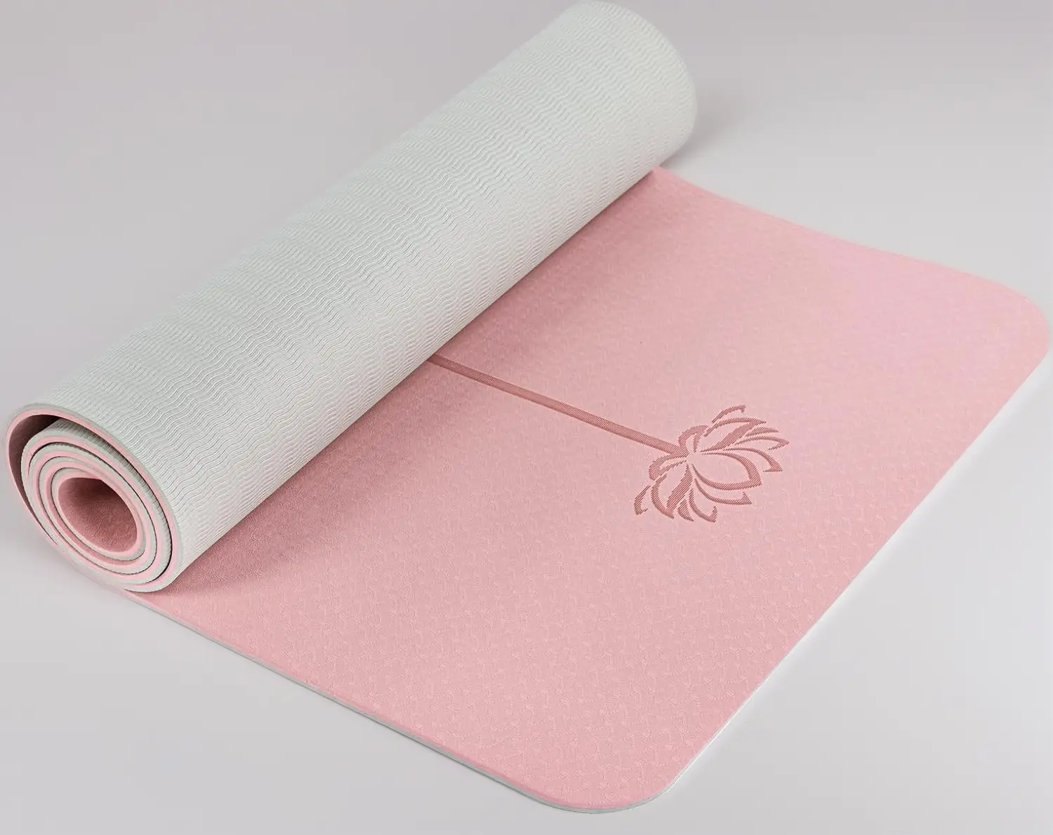 Eco Friendly Non Slip Yoga Mat 14 Thick AntiTear Pilates Fitness Mat with Carry Sling for Women Home Workout Exercise Mats