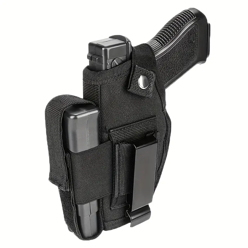 Unisex Concealed Carrying Holster Bag - Portable 9mm Pistol IWB/OWB Holster, Hunting Gun Accessory with Cartridge Bag, Unisex Holster