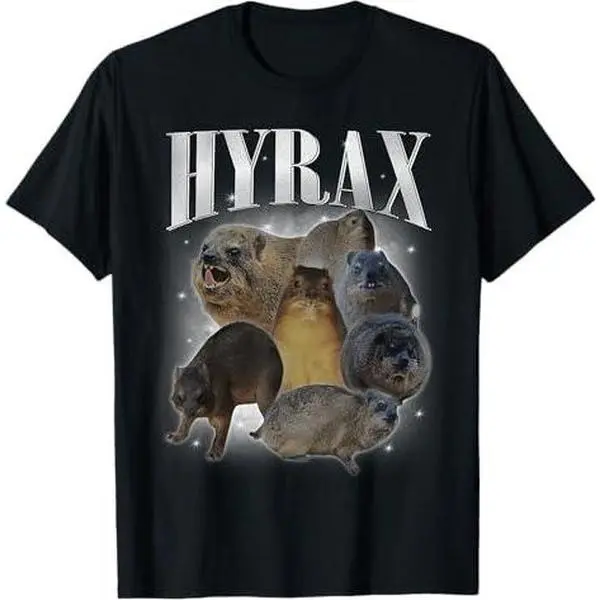 Funny Hyrax Oddly Specific Meme Animal For Family Tee T-Shirt