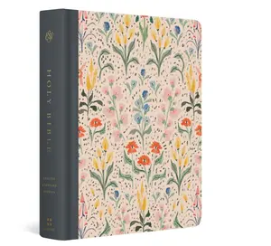 ESV Single Column Journaling Bible, Artist Series (Cloth over Board, Lulie Wallace, In Bloom) - Holy Bible, English Standard Version Hardcover Books - Feb 20, 2025