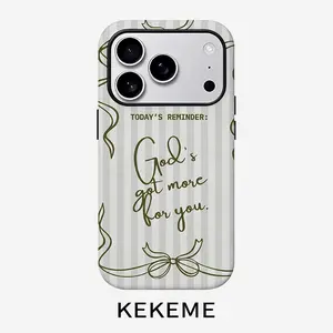 Love and Blessings Creative Pattern, Stylish and Unique 2-in-1 Phone Case, Durable and Anti-Drop, Suitable for iPhone 17 16 15 14 13 12 11 Plus Pro Max Air, Samsung Galaxy S Series and A Series, Gift to Friends and Family