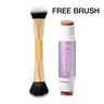 tarte maracuja juicy multi-stick with brush - cream blush & bronzer