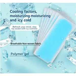 Cooling Patches, Summer Heat Relief Stickers, Panax Notoginseng & Menthol Cooling Gel Pads, Agastache Heatstroke Relief Patches, Factory Wholesale