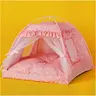 Princess Bed Tent House - Kitty Cute Tent Indoor,Small  House Indoor/Outdoor Cave Nest Bed Small  Tent for ,Puppy Tent (15.7"x15.7"x14.5"/)