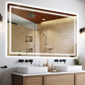 60x36 Inch Frameless LED Bathroom Mirror,Smart Mirror