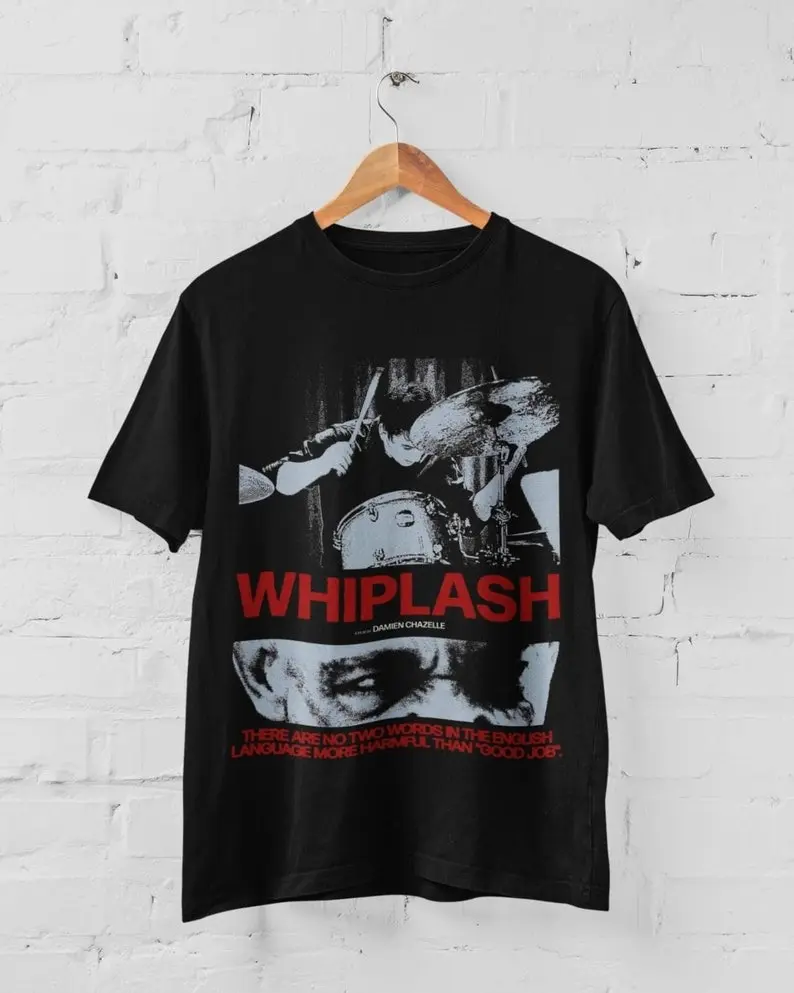 Whiplash Tshirt, Whiplash Movie Poster Tshirt, UNISEX Tee Shirt