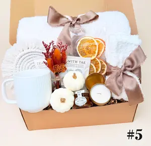 NEW Hygge Fall Gift Box, Cozy Fall Gift Set, Care Package For Her, Harvest Gift, Pumpkin Spice, Self Care Box For Women