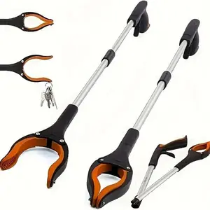 365-Day Use Grabber Tool 🛠️ 32" Foldable with Magnetic Tip - Perfect for Trash Pickup & Elderly Assistance