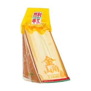 Ranli Golden Triangle Cheesecake Snack - 95g, Savory & Sweet Breakfast Pastry, Perfect for Afternoon Tea, Shelf Life (MM/DD/YY)