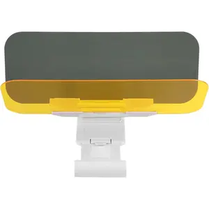 2-in-1 Car Sun Visor Extension – Anti-Glare Transparent Sun Visor Extender for Day & Night Driving, UV Protection & Eye Strain Relief