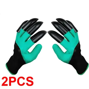 Best Selling Value Pack 2PCS Ergonomic Garden Digging Gloves - Touch Screen Compatible Lightweight Callus Prevention Claw Gloves