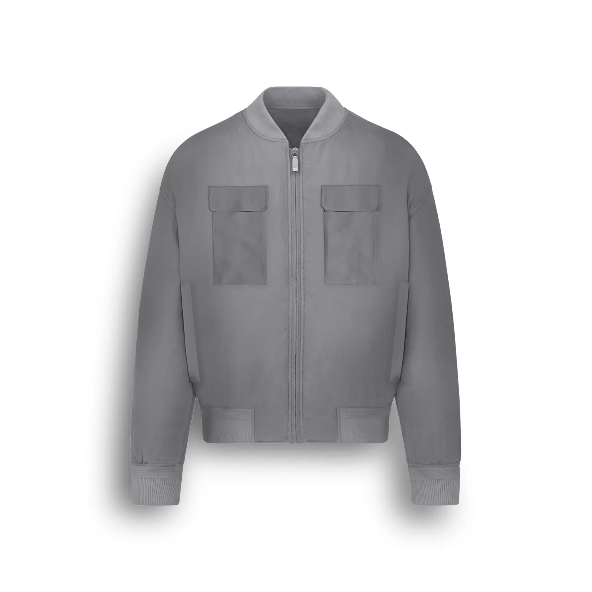Men's Premium Linen Bomber Jacket - Offwhite, Versatile and Comfortable Design, Ideal for Chill Weather