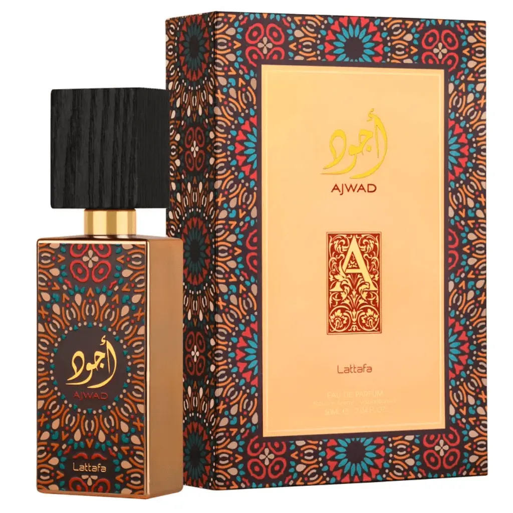 Lattafa Ajwad EDP Unisex - 60ML Fragrance Perfume, Fragrance Sandalwood, Aromatic Floral Lattafa Ajwad EDP Unisex - 60ML Fragrance Perfume, Fragrance Sandalwood, Aromatic Floral