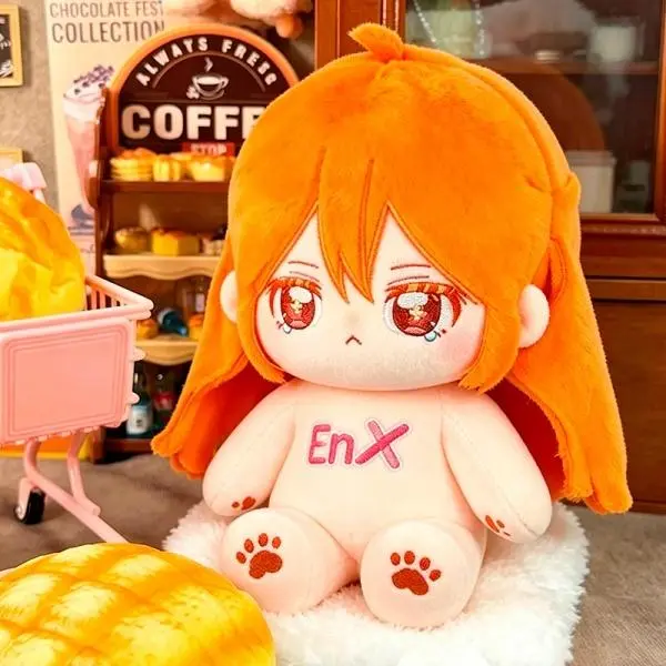 ENX 8-Inch Cute Cotton Plush Doll, Soft Anime-Style Stuffed Plushie, Collectible Gift Plushies for Anime Enthusiasts, Anime Plushies