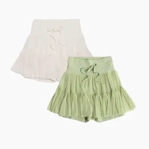 Last Chance TikTok Exclusive Bundle - Cool White x Pistachio Pirouette Skort