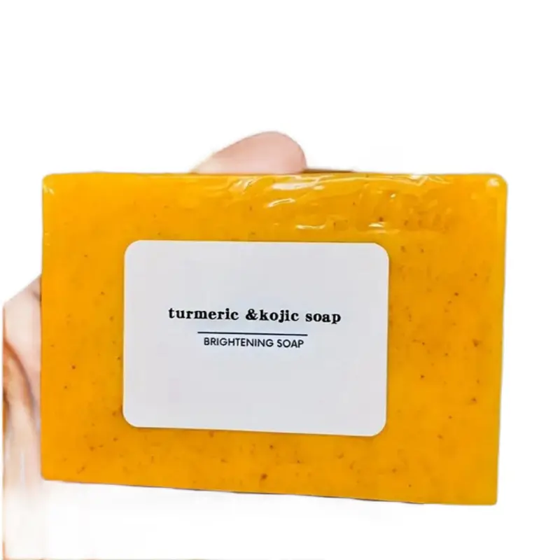 3PCS handmade Turmeric Kojic acid Soap bar good for Dark Spot Remover for Face Facial Skincare Radiant Comfor Body Wash Cleansing Acne