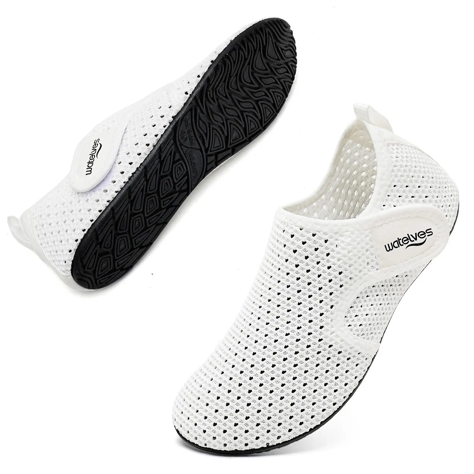 WateLves Water Shoes for Women Men Swim Beach Aqua Socks Quick Dry Barefoot House Slippers Travel Shoes with Adjustable Magic Tape for Pool Diving Boating Yoga Surf#summerfinds,back to school,back to school shopping,travel essentials,camping essentials, L