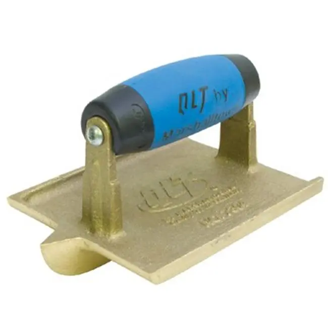 212 MAIN Marshalltown Bronze Groover (6x4.5in, 3/8R, 1/2W, 3/4D) - Resilient Handle Construction Tool, Hardware
