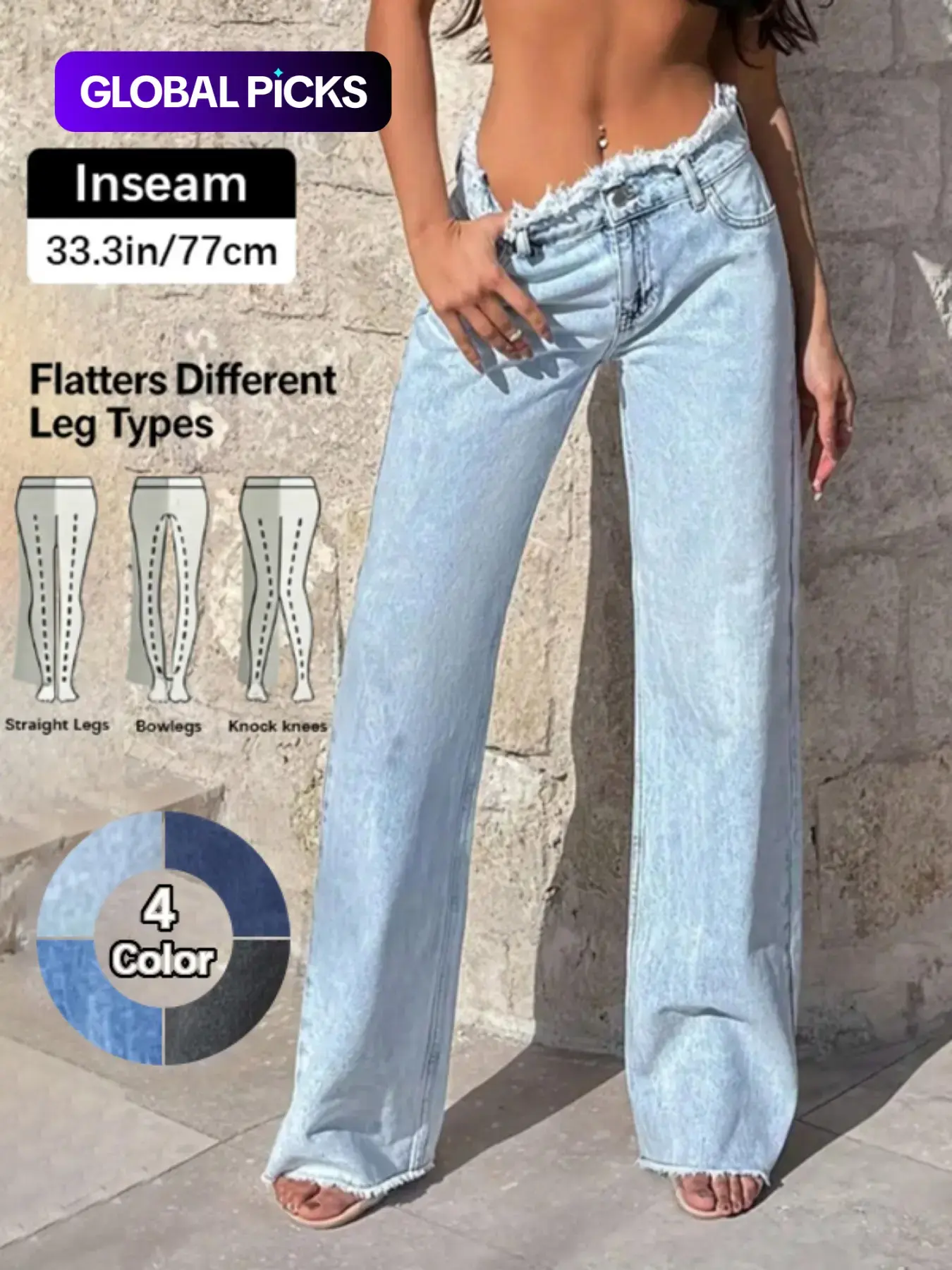 Women High Waist Raw Hem Baggy Light Wash Denim Jeans Button, 2026 T-Chic All-Season Versatile Everyday New Hit Outdoor Casual Straight Leg Pants, Comfortable Outdoor Wear, Stylish Ladies' Bottoms, High Waisted Jeans, Fit, Casual Fashion Denim