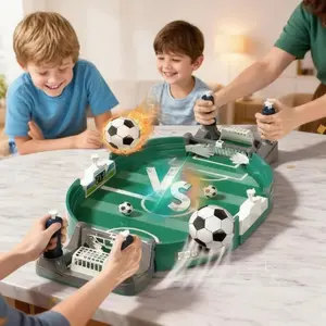 Unisex Kids' Table Soccer Toy - Soccer Focus and Reflex Training, Screen-Free Play, Compact Setup, Easy-to-Play Design, Durable Kid-Safe Construction - Ideal for Family Use, Easter or Birthday Gifts