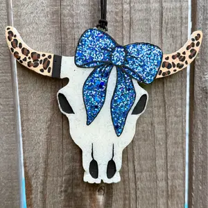 Bull Head with Bow Freshie