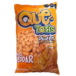 QUE TOTIS PUFFS - 400g Botana De Maiz Horneada Sabor Queso Cheddar / Cheetos Poffs /