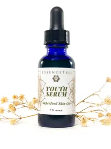EssenceTree Holistic Life Youth Serum Anti-aging Face Oil, Reduces Wrinkles, Firms Skin, Refines Pores, Face Moisturizer with Argan, Pumpkin Seed, Carrot Seed, 1-fluid ounce