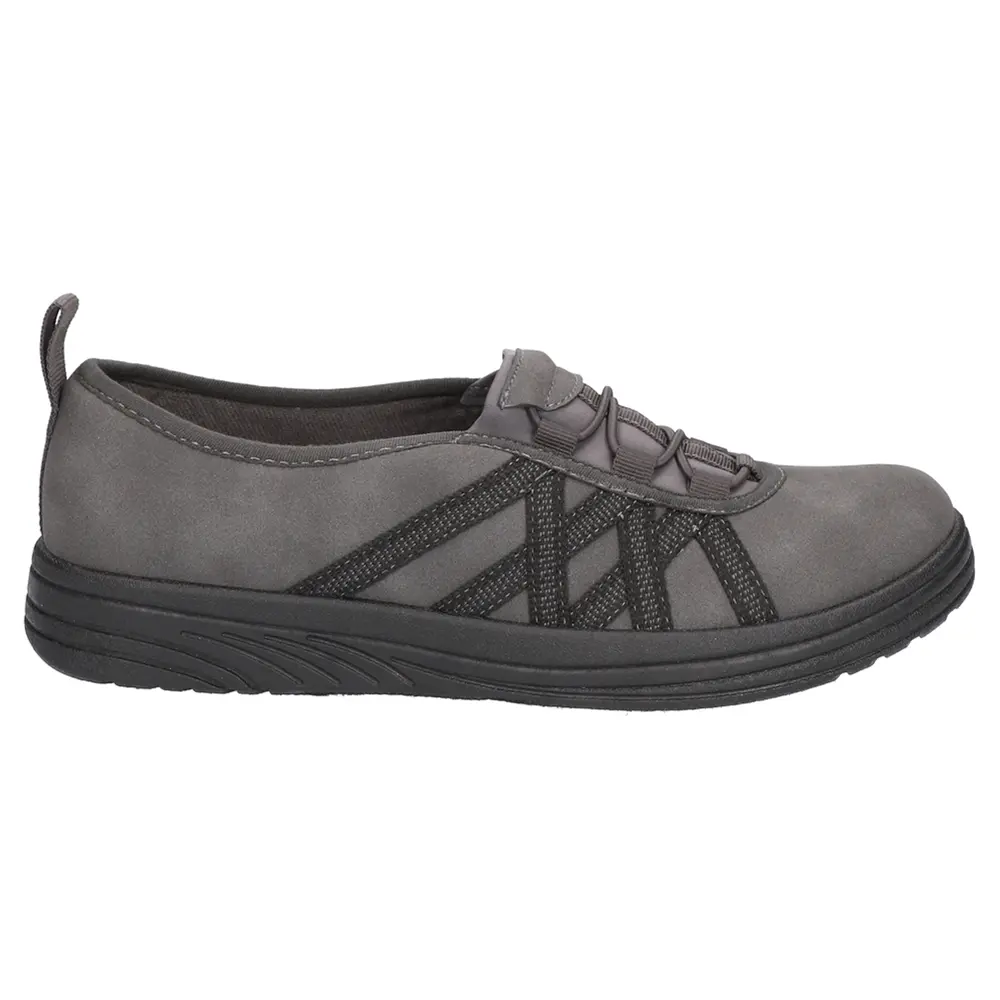 Easy Street Womens Makena Slip On Sneakers Shoes Casual - Grey