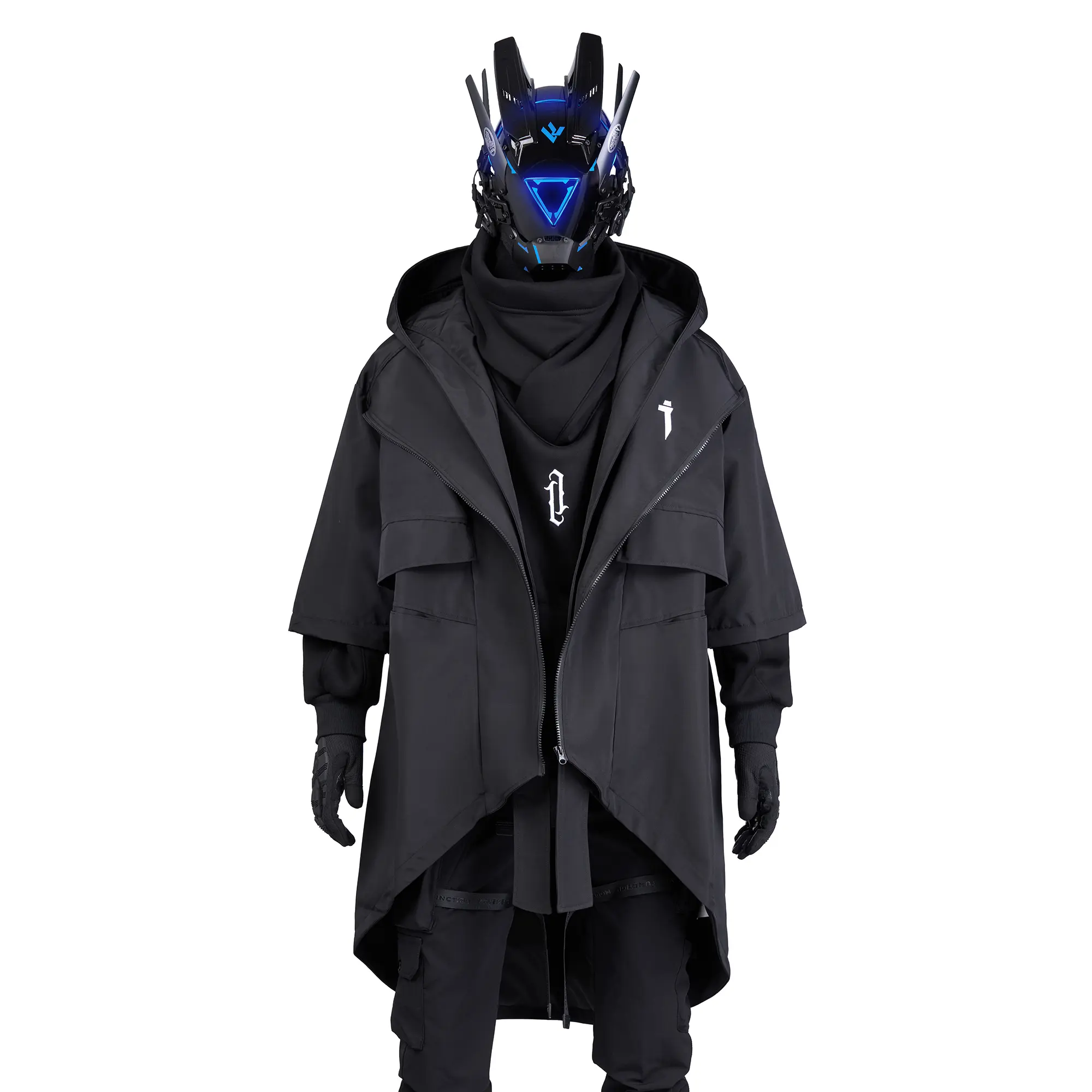Niepce Japanese Streetwear I-Tech Waterproof Windbreaker Coat for Men
