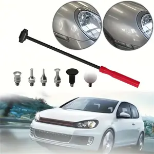 Advanced Car Dent Repair Hammer with Carbon Fiber Handle, Multi-Head Tool for Auto Body Repair, Flatting Tool for Car Dents, Car Dent Remover