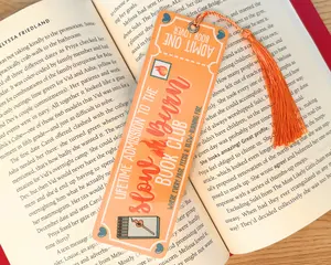 Slow Burn Book Club Laminated Bookmark