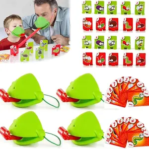 Frog Mask Tongue Game, Chameleon Tongue Game, Fun Board Game, Bug Catching Game, Suitable for Family, Parties, Gatherings