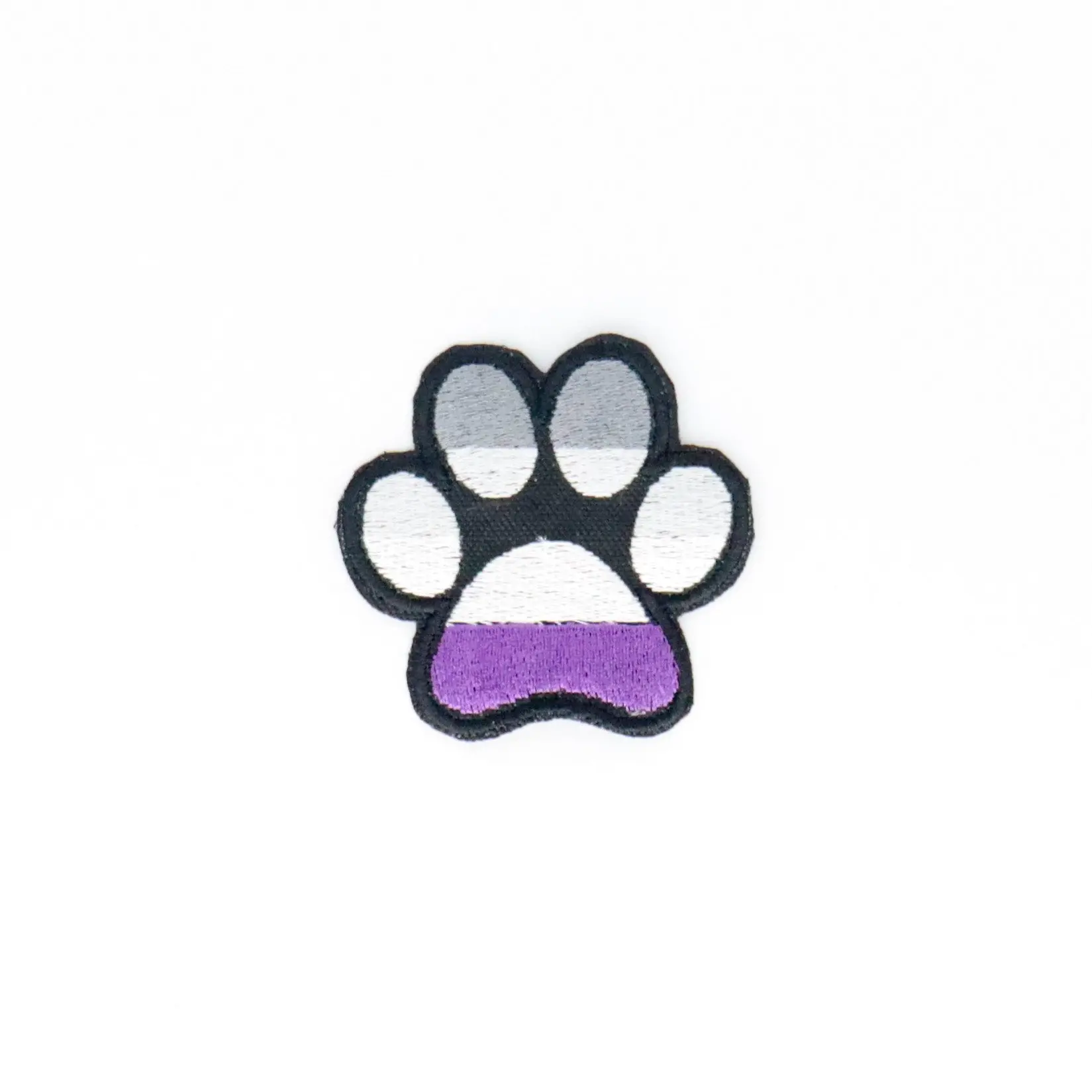 Dog Paw Embroidered Pride Patch