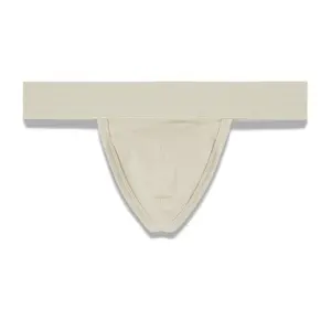 C-IN2 Hard//Core Thong Nico Neutral for Men | Cotton-Blend Fabric with Vintage Look and Built-In Flex | Sculpted Pouch for Lift & Support