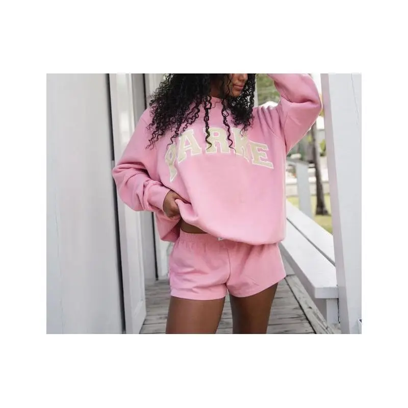 Pink yellow lettering