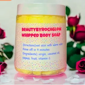 Beautybyrochglow Whipped face and body Soap