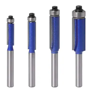 Flush Trim Router Bit Set 1/4 Inch Shank Top Bearing Flush Trim Router Bit