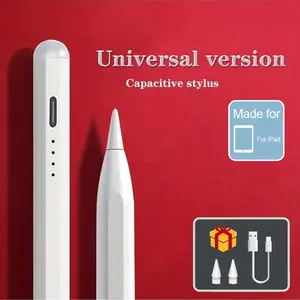 iPad Stylus (2018-) Quick Charge 13 Minutes, Tilt Sensitivity & Palm Rejection, Compatible with iPad 11/10/9/8/7/6, Air 7/6/5/4/3/m3/m2, Pro 13"/12.9"/11"/m4, Mini 7/6/5