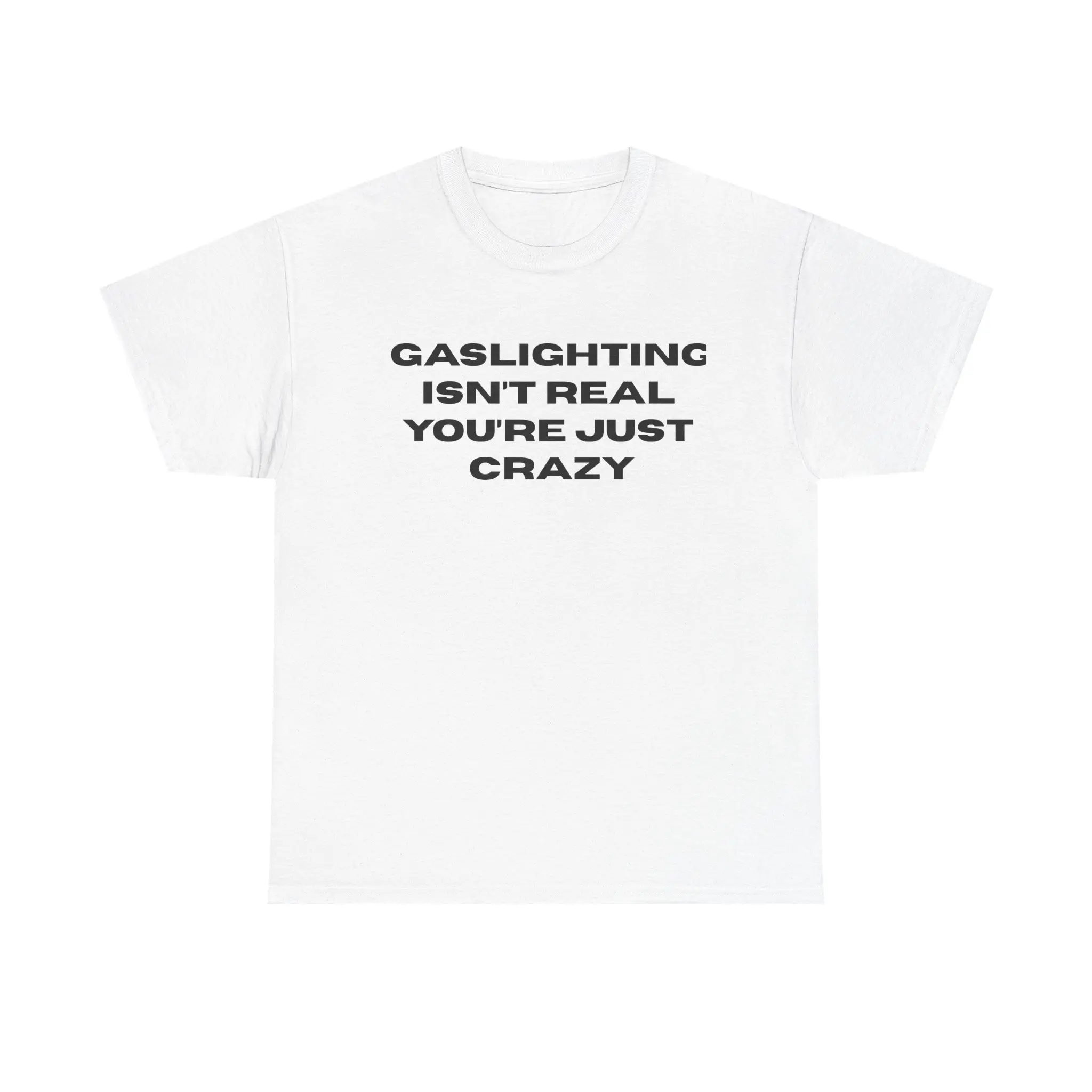 Gaslight Cotton Oversized Retro Unisex Design Tee Shirt Summer prom dress engagement rings e bike dubai chocolate bar kit soccer cleat ivan cornejo merch graphic tees men gifts baggy compression clothes jungkook black shirt sluggy tee