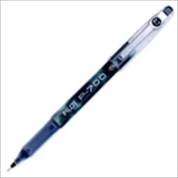 PILOT P700 Gel Pens (Model 1065568) - 12-Pack Office Stationery, 0.7 mm Fine Patented Needle Tip, Ribbed Finger Grip, Smear-Proof Acid-Free Waterproof Black Ink, Distinctive Barrel, Refillable, Smooth Writing for Office Use