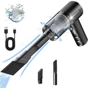 Wireless Vacuum Cleaner 120W High Power Black Dual Use for Home And Car Powerful Portable Handheld Vacuum