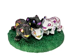 Galaxy Rainbow Tiger - 3d Printed - Cute Articulated Tiger Figurine