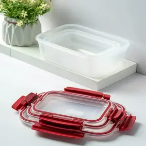 Organize your kitchen with our 5 Pack Stackable Food Storage Containers! Airtight & Leakproof design with Snap Lock Lids to keep your food fresh and secure. Perfect for meal prep or leftovers! #FoodStorage #MealPrep #KitchenOrganization