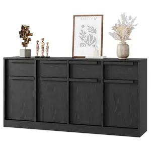 Garvee Sideboard Buffet Cabinet with Drawers, Large Coffee Table, Modern Storage Buffet Table for Kitchen, Dining Room, Living Room