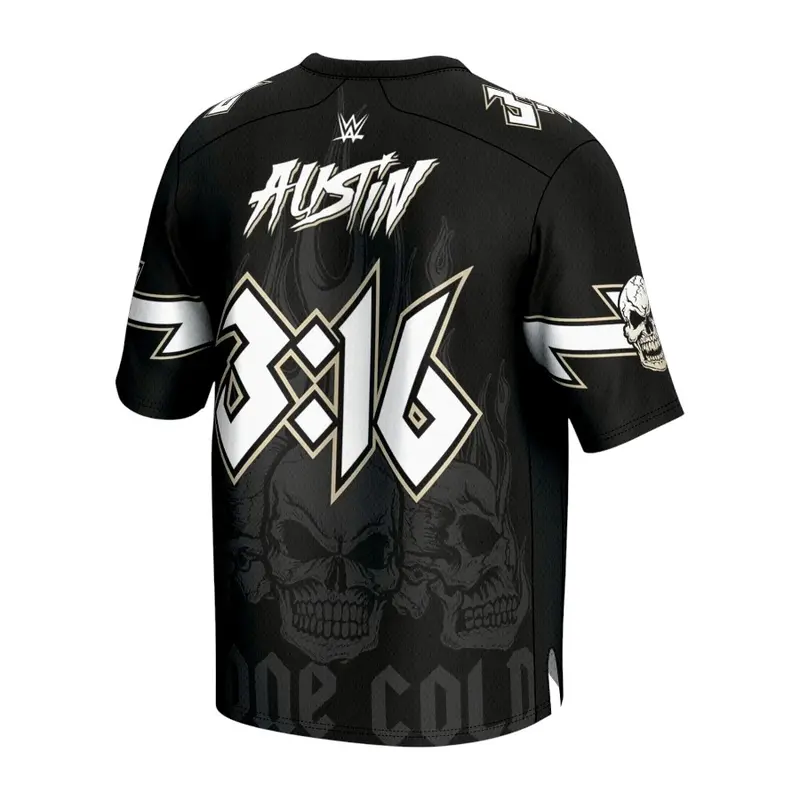 WWE John Cena Chain Gang Camo Football Jersey, Outdoor Sportswear