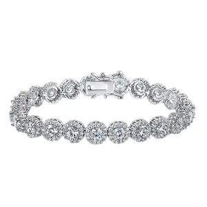 18K Luxury Fashion Full CZ  Hip Hop Bracelet For Men & Women