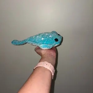 Crocheted Sting Ray Plushie